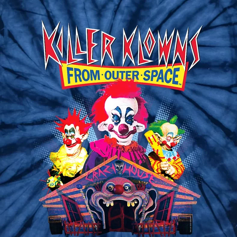 Killer Klowns From Outer Space Crazy House Tie-Dye T-Shirt