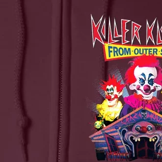 Killer Klowns From Outer Space Crazy House Full Zip Hoodie