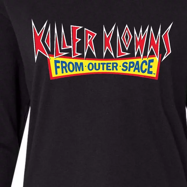 Killer Klowns From Outer Space Logo Womens Cotton Relaxed Long Sleeve T-Shirt