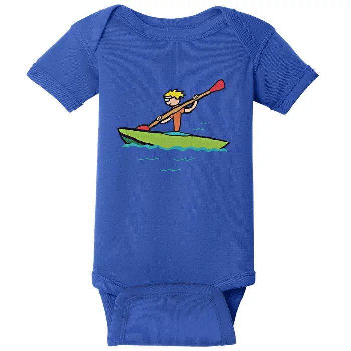 Kayak Kayaking Funny Kayak Lover Baby Bodysuit