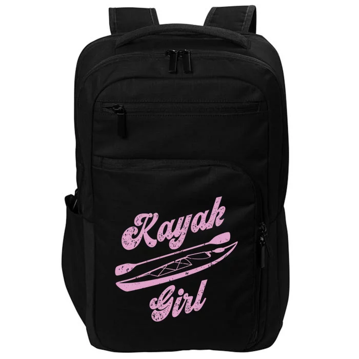 Kayaking Kayak Gift Impact Tech Backpack