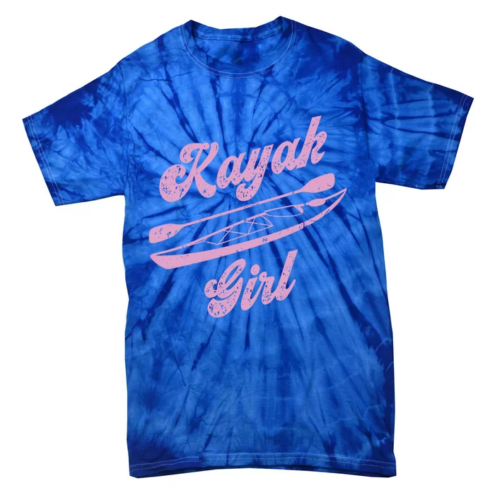 Kayaking Kayak Gift Tie-Dye T-Shirt