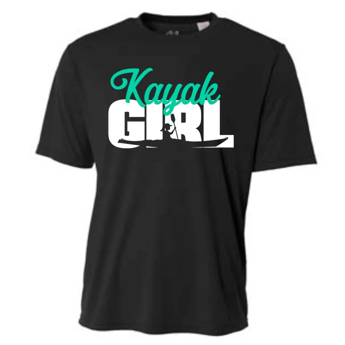 Kayaking Kayak Gift Cooling Performance Crew T-Shirt