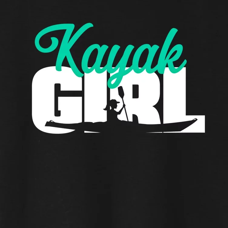 Kayaking Kayak Gift Women's Crop Top Tee