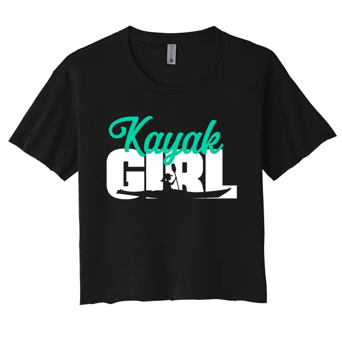 Kayaking Kayak Gift Women's Crop Top Tee