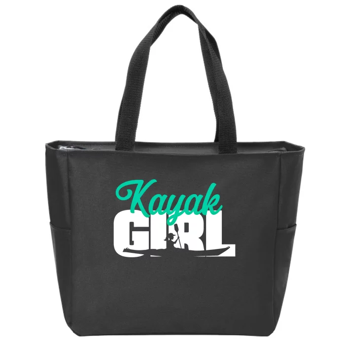 Kayaking Kayak Gift Zip Tote Bag