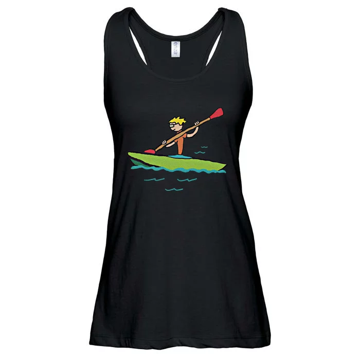 Kayaking Kayak Gift Ladies Essential Flowy Tank