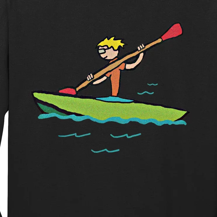 Kayaking Kayak Gift Tall Long Sleeve T-Shirt