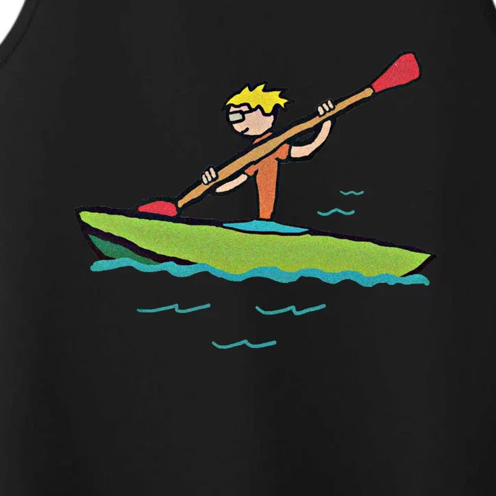 Kayaking Kayak Gift Performance Tank