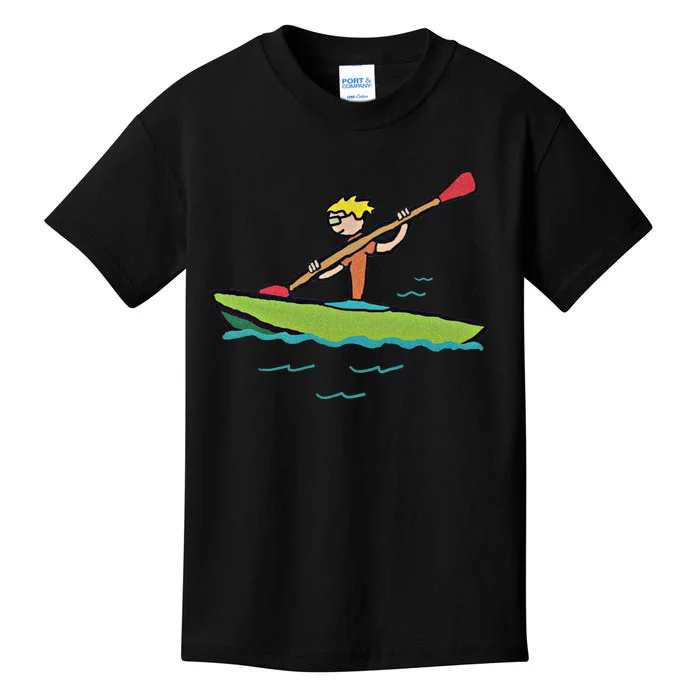 Kayaking Kayak Gift Kids T-Shirt