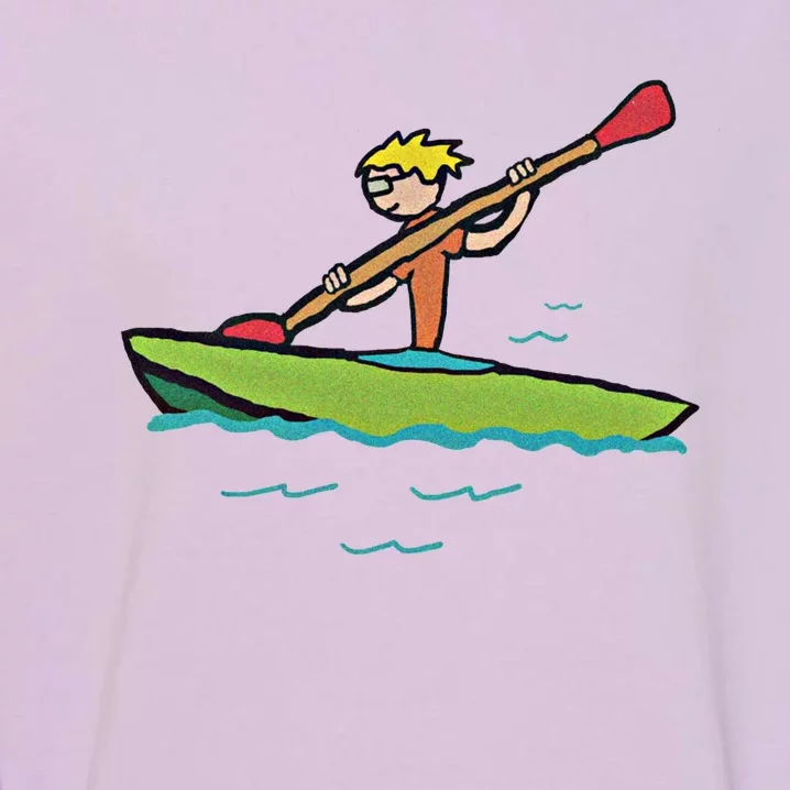 Kayaking Kayak Gift Garment-Dyed Sweatshirt