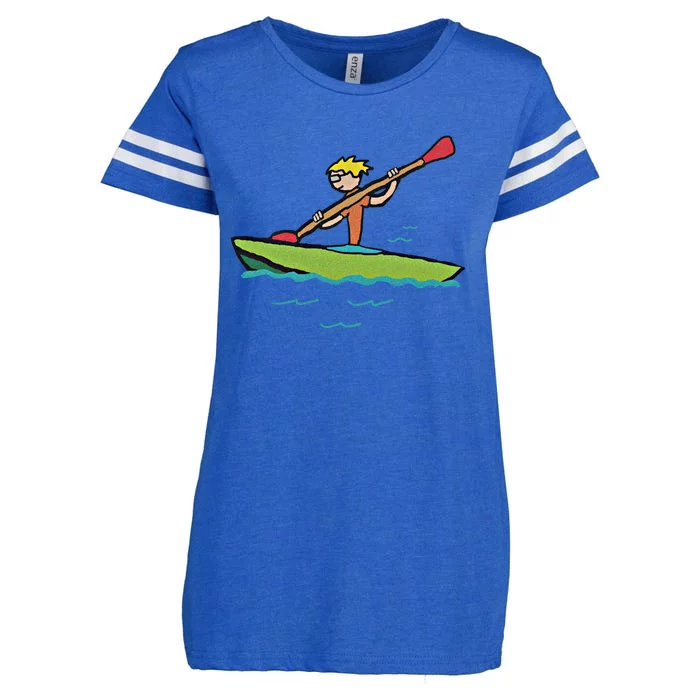 Kayaking Kayak Gift Enza Ladies Jersey Football T-Shirt