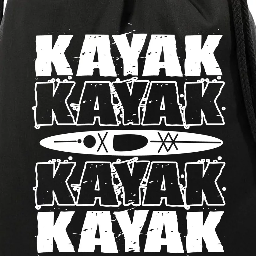 Kayak Kayak Gift Drawstring Bag