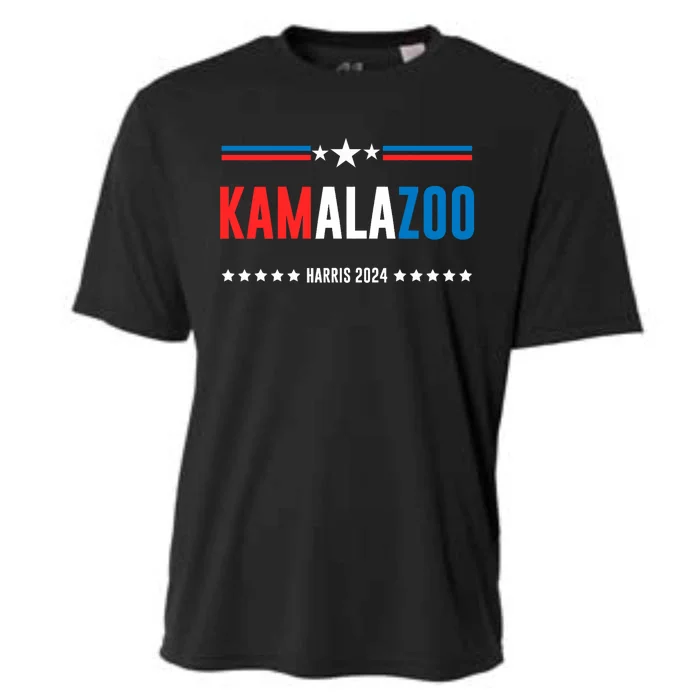 Kamalazoo Kamala Harris 2024 Funny Political Sayings Cooling Performance Crew T-Shirt