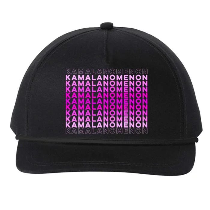 Kamalanomenon Kamala Harris For President Snapback Five-Panel Rope Hat