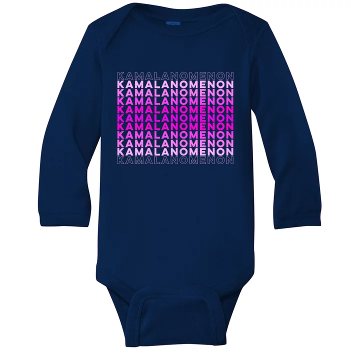 Kamalanomenon Kamala Harris For President Baby Long Sleeve Bodysuit