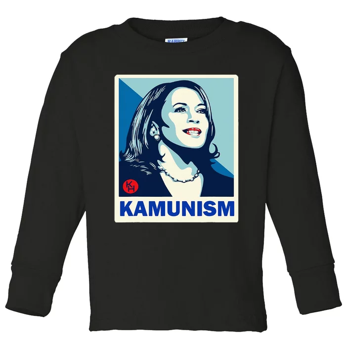 Kammunism Kamala Harris President Election Toddler Long Sleeve Shirt