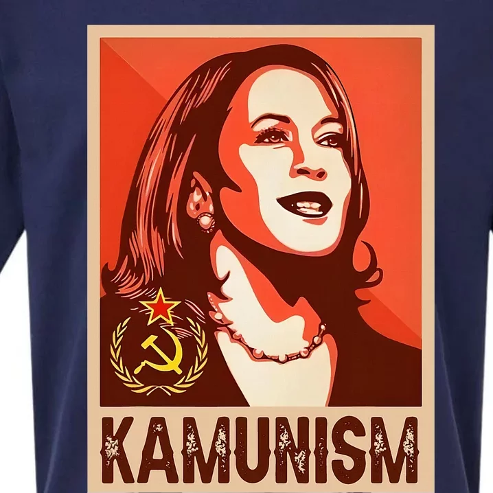 Kamunism Kamala Harris Communist 2024 Election Political Sueded Cloud Jersey T-Shirt