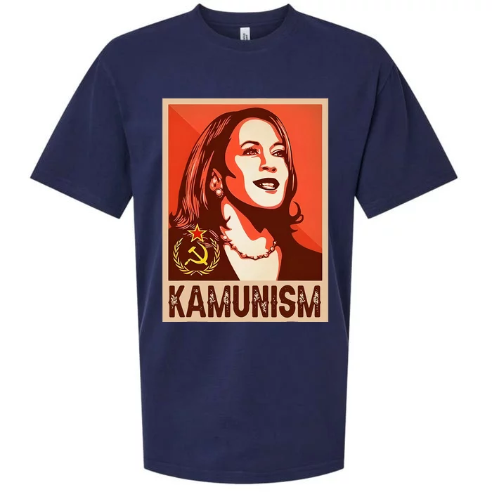 Kamunism Kamala Harris Communist 2024 Election Political Sueded Cloud Jersey T-Shirt