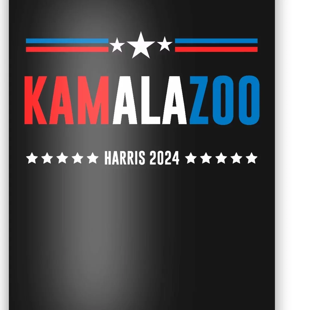 Kamalazoo Kamala Harris 2024 Funny Political Sayings Poster