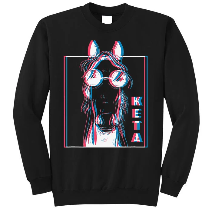 Keta Ketamine Horse Rave DJ Party Techno Sweatshirt