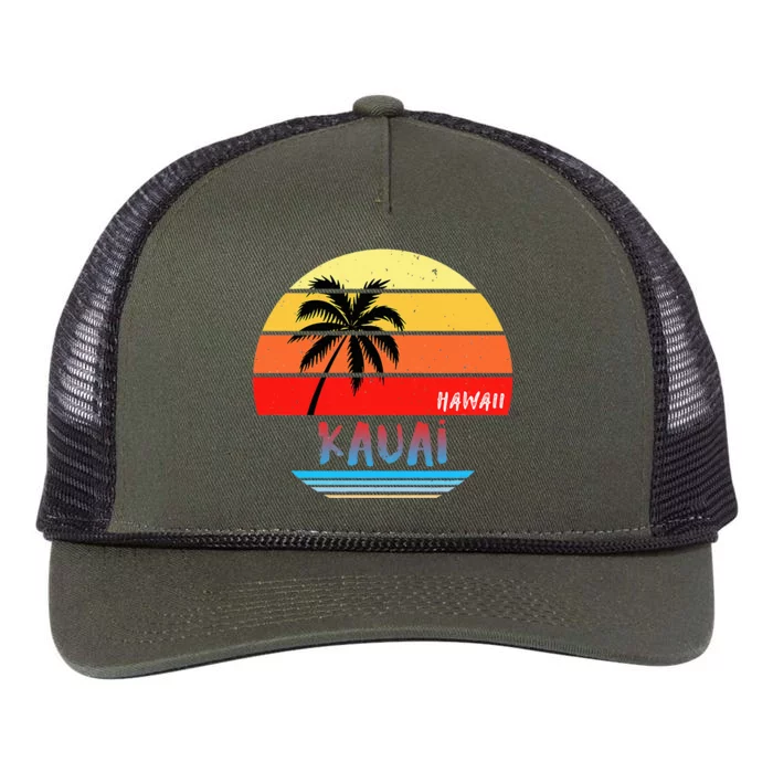 Kauai Kauai Hawaii Retro Rope Trucker Hat Cap