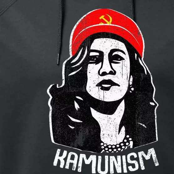 Kamunism Kamala Harris 2024 Election Communism Humor Performance Fleece Hoodie