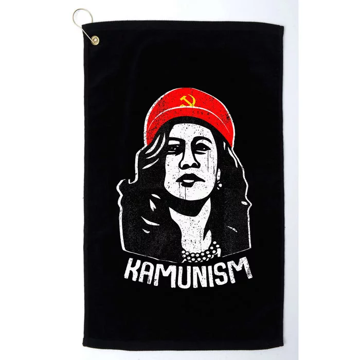 Kamunism Kamala Harris 2024 Election Communism Humor Platinum Collection Golf Towel