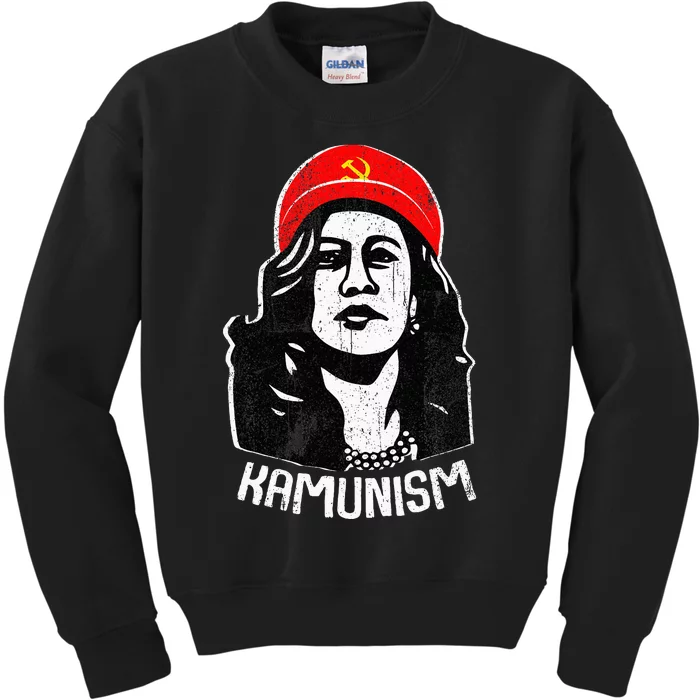 Kamunism Kamala Harris 2024 Election Communism Humor Kids Sweatshirt