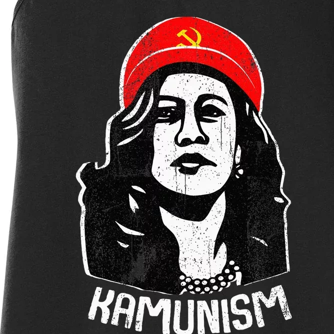 Kamunism Kamala Harris 2024 Election Communism Humor Women's Racerback Tank