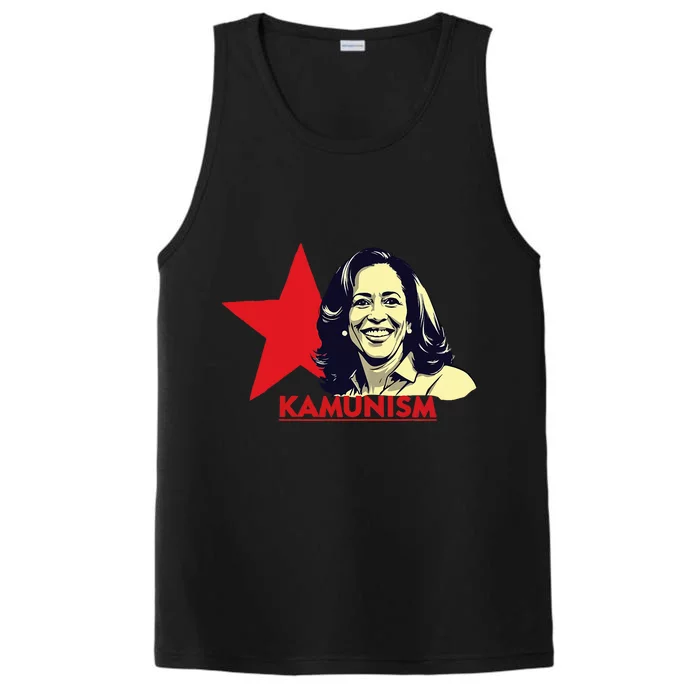 Kamunism Kamala Harris 2024 Elections Funny Trend Performance Tank