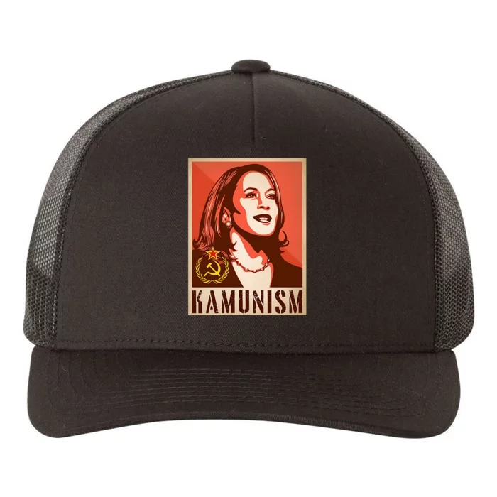 Kamunism Kamala Harris Communism Yupoong Adult 5-Panel Trucker Hat