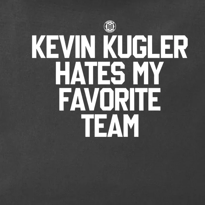 Kevin Kugler Hates My Favorite Team Zip Tote Bag