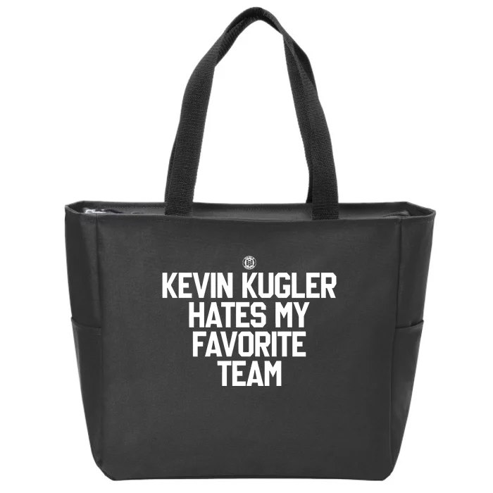 Kevin Kugler Hates My Favorite Team Zip Tote Bag