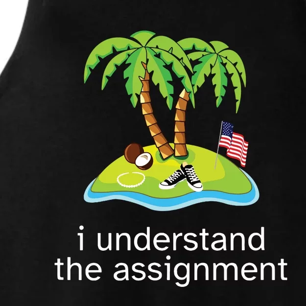 Khive Kamala I Understand The Assignment Ladies Tri-Blend Wicking Tank