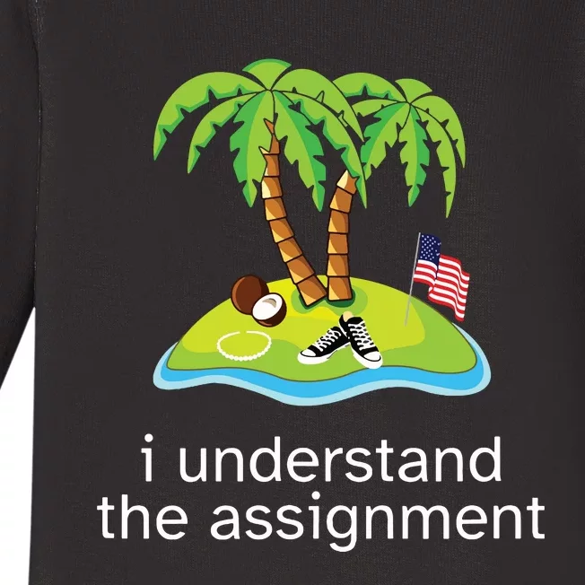 Khive Kamala I Understand The Assignment Baby Long Sleeve Bodysuit