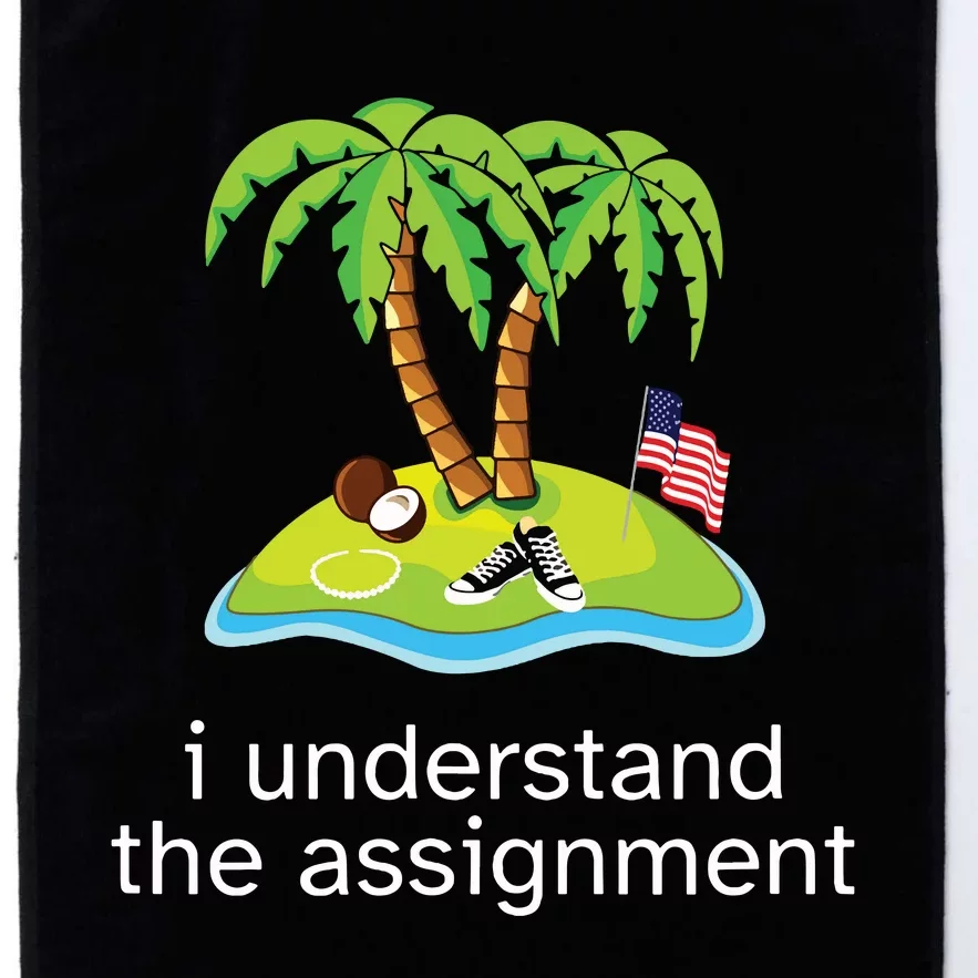 Khive Kamala I Understand The Assignment Platinum Collection Golf Towel