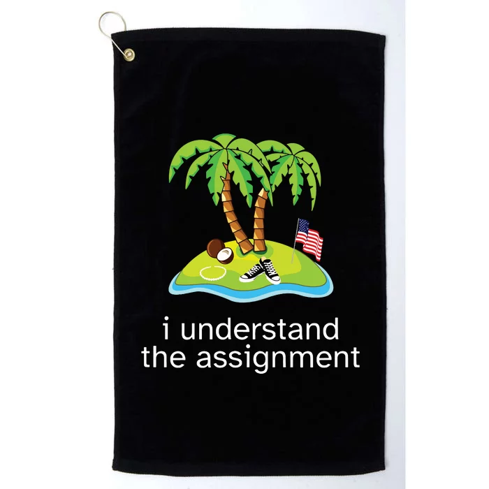 Khive Kamala I Understand The Assignment Platinum Collection Golf Towel