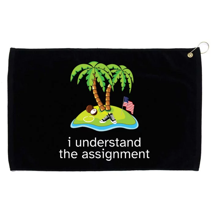 Khive Kamala I Understand The Assignment Grommeted Golf Towel