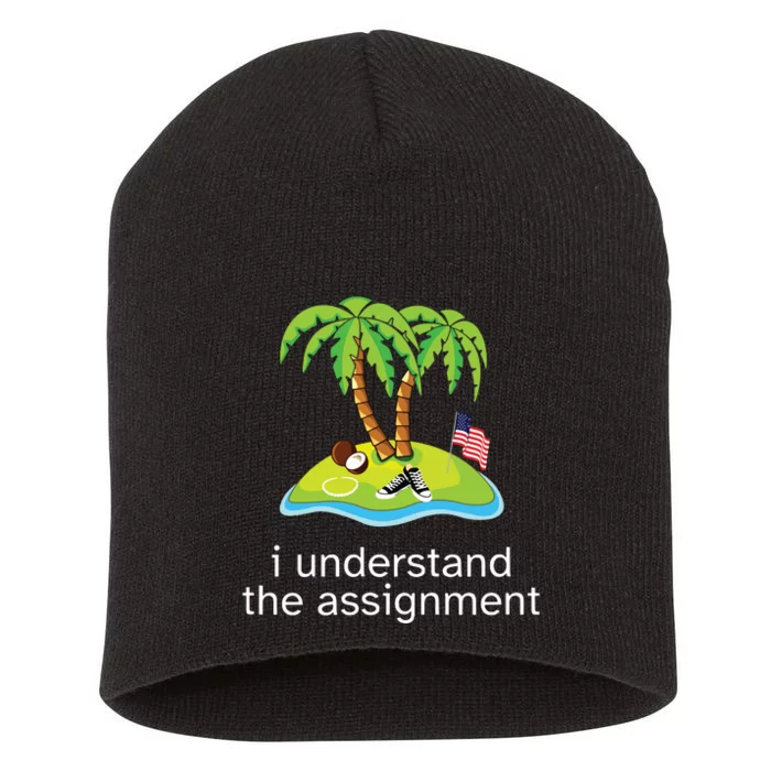 Khive Kamala I Understand The Assignment Short Acrylic Beanie