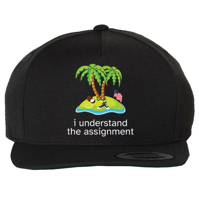 Khive Kamala I Understand The Assignment Wool Snapback Cap