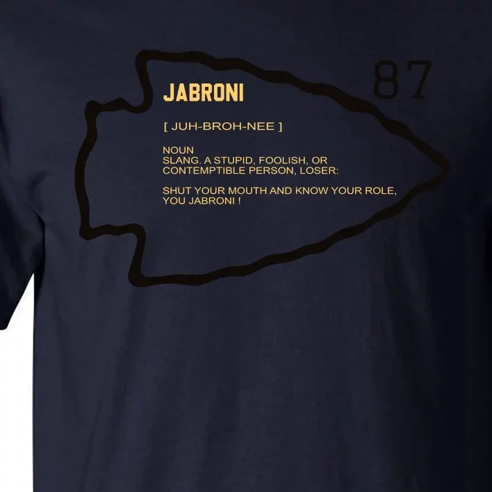 KC Kelce Jabroni Definition Tall T-Shirt