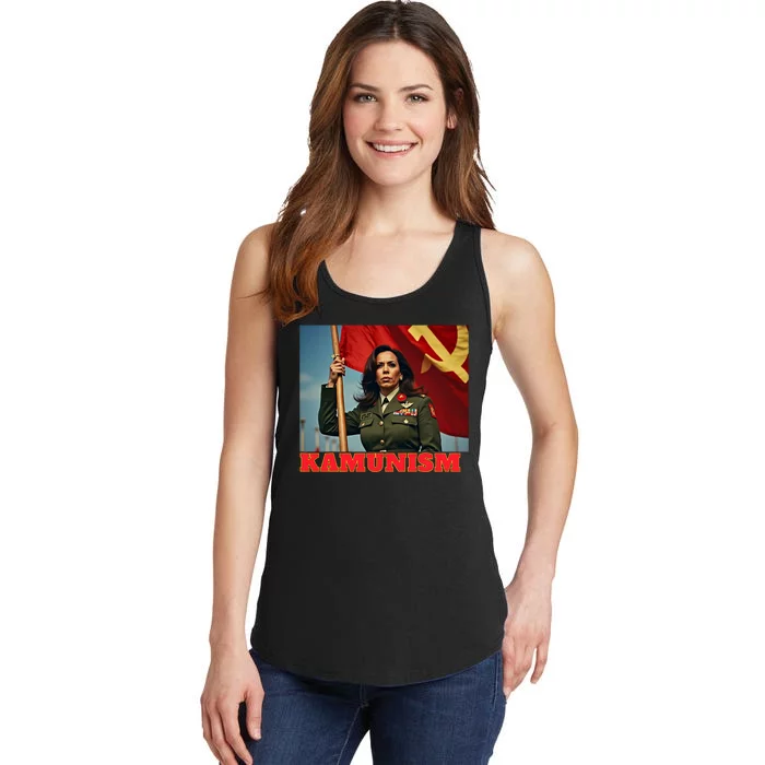 Kammunism Kamunism Komrade Comrade Kamala Forward Ladies Essential Tank