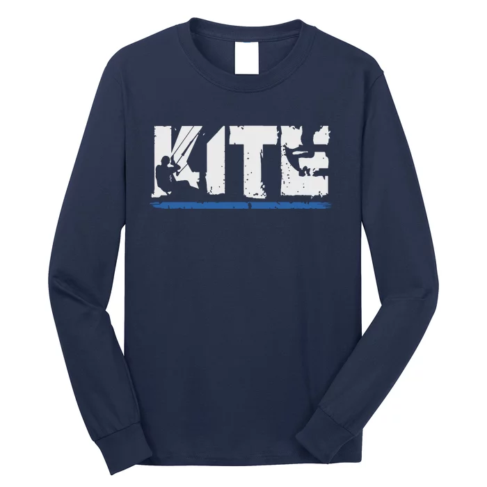 KITE Kiteboarding Kiting Kitesurfing Kitesurf Gift Long Sleeve Shirt