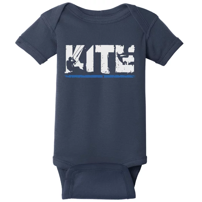 KITE Kiteboarding Kiting Kitesurfing Kitesurf Gift Baby Bodysuit