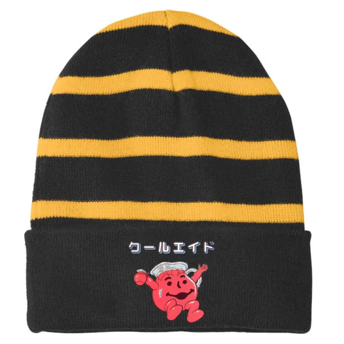 Kanji Koolaid Striped Beanie with Solid Band