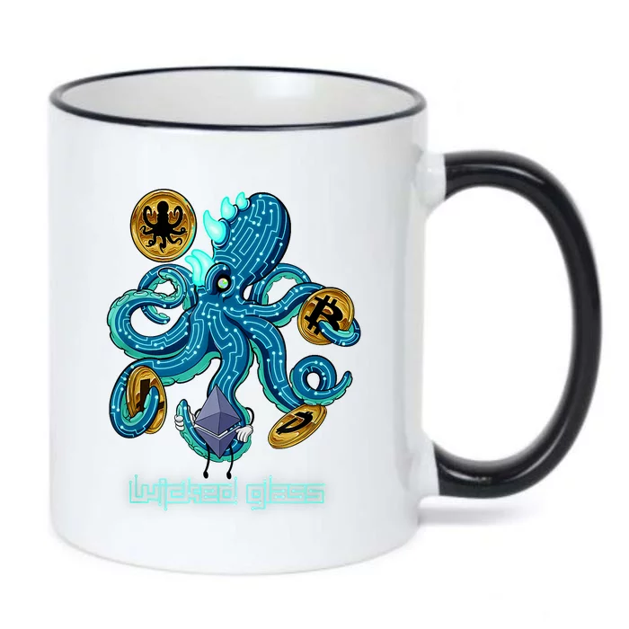 Krypto Kraken Black Color Changing Mug