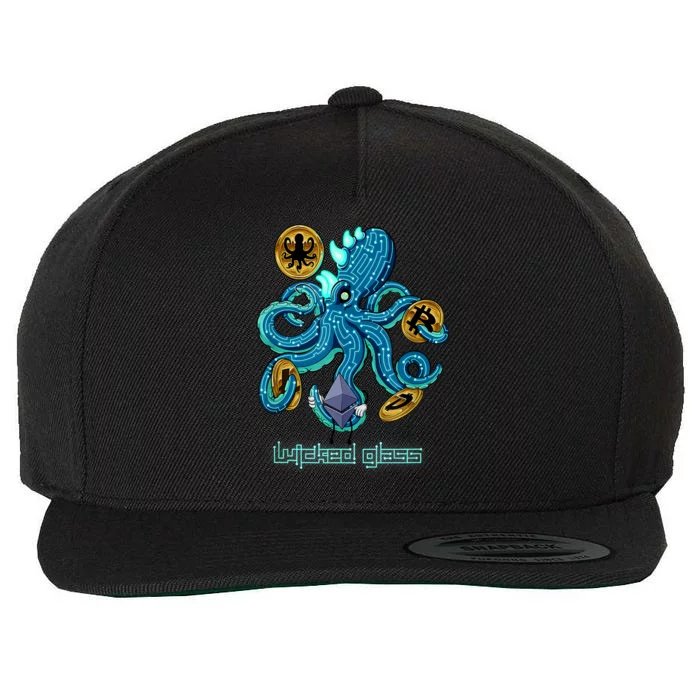 Krypto Kraken Wool Snapback Cap