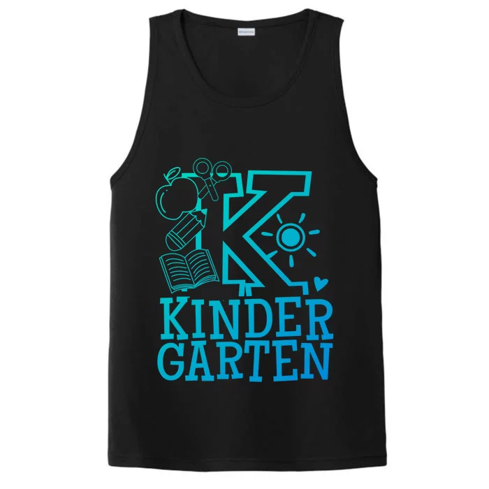 K Kinder Kindergarten Teacher Team Gift Performance Tank