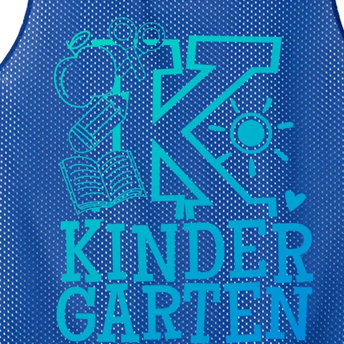 K Kinder Kindergarten Teacher Team Gift Mesh Reversible Basketball Jersey Tank